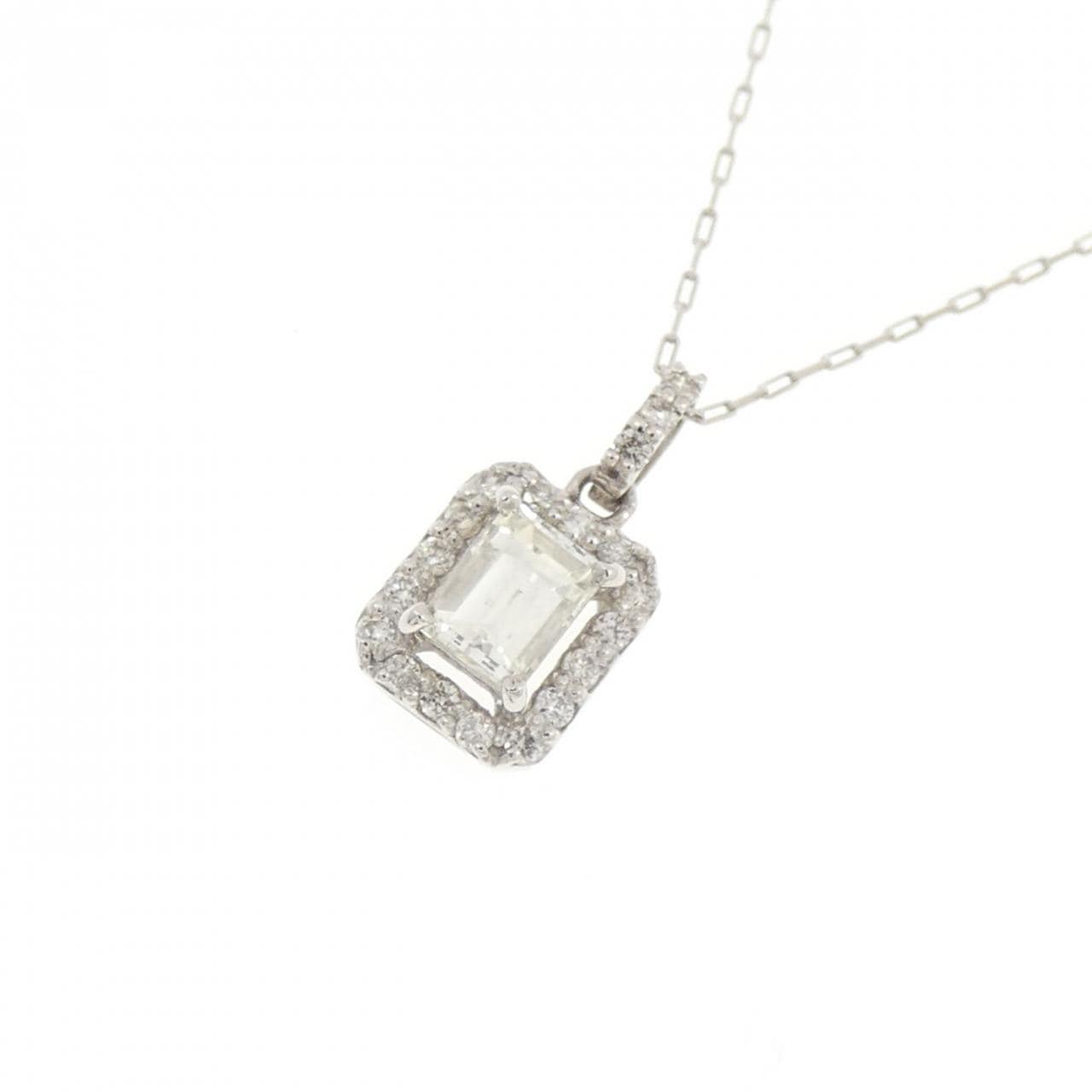 【新品】PT900/PT850 ダイヤモンド ネックレス 0.210CT