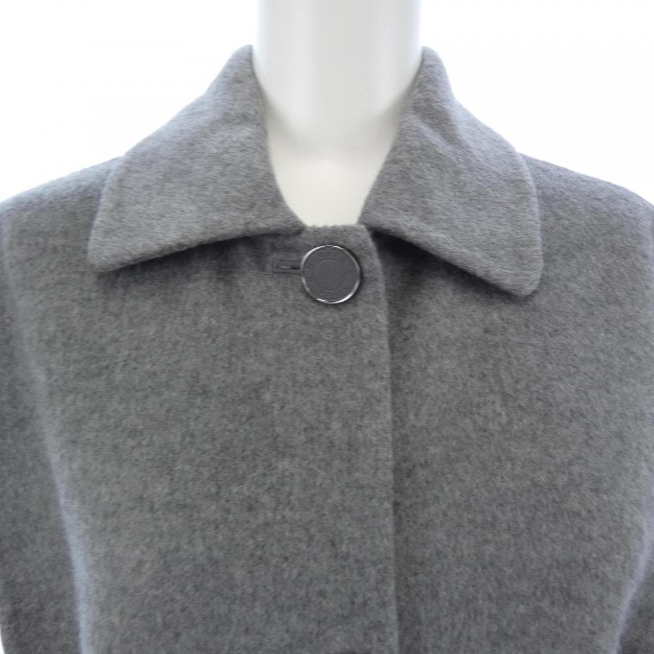 エルメス HERMES クルードセル ラムスキンボタン ダブルフェイス 4H0101DA ロングベスト