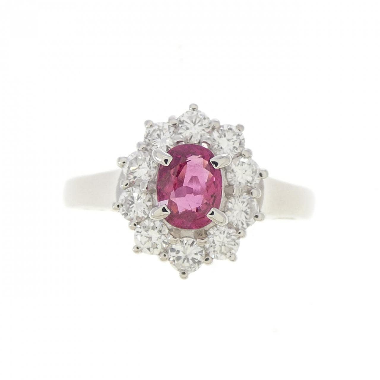 PT900 ルビー リング 0.47CT