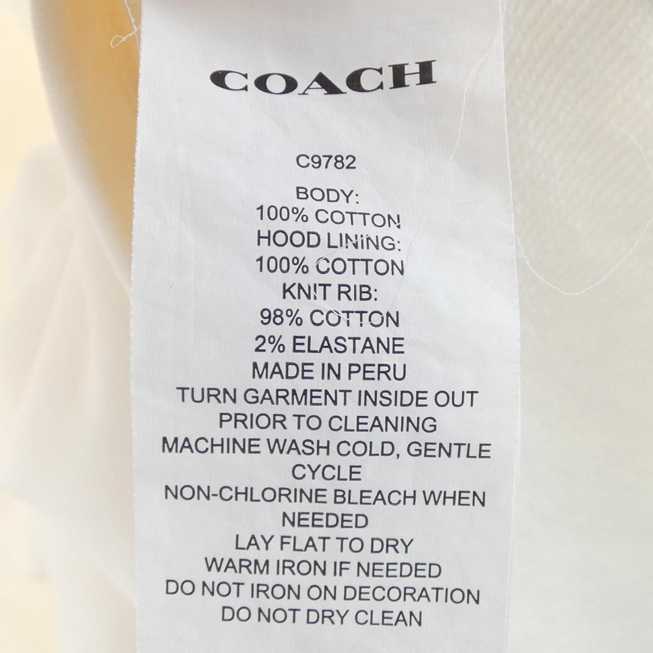 コーチ COACH パーカー