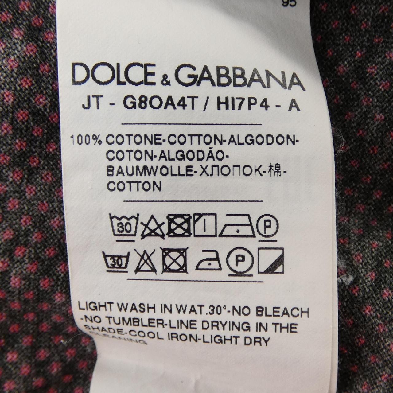 ドルチェアンドガッバーナ DOLCE&GABBANA G80A4T Tシャツ
