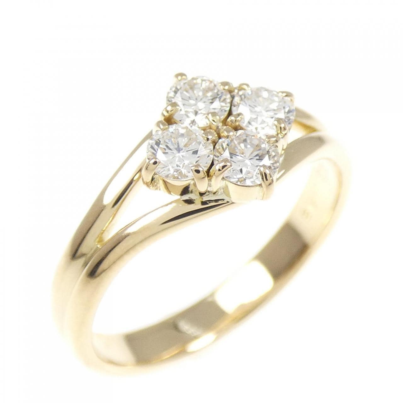 K18YG ダイヤモンド リング 0.40CT