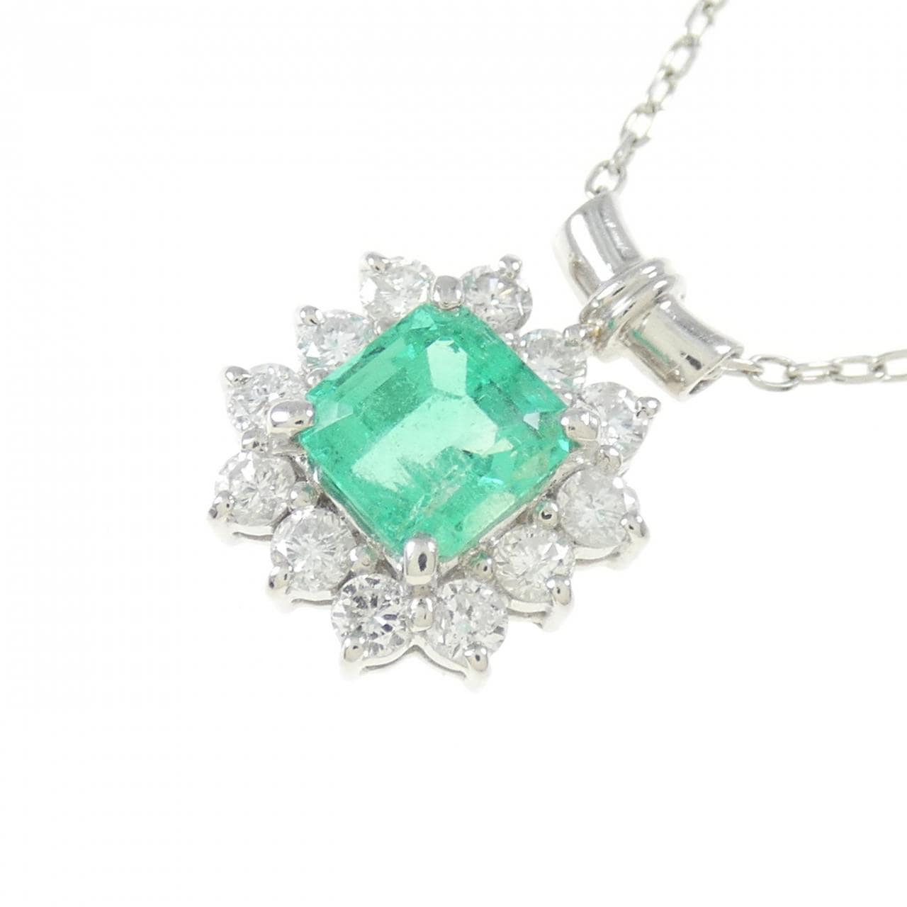 PT Emerald Necklace 1.09CT