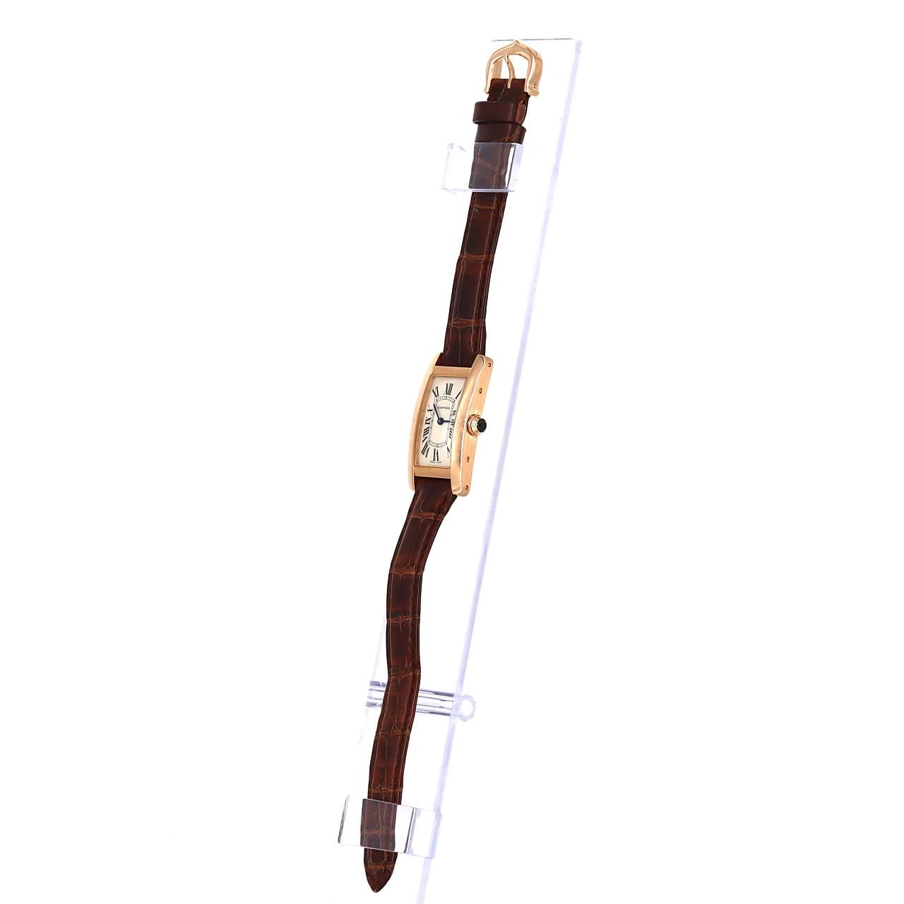 Cartier Tank American SM PG W2607456 PG/RG石英