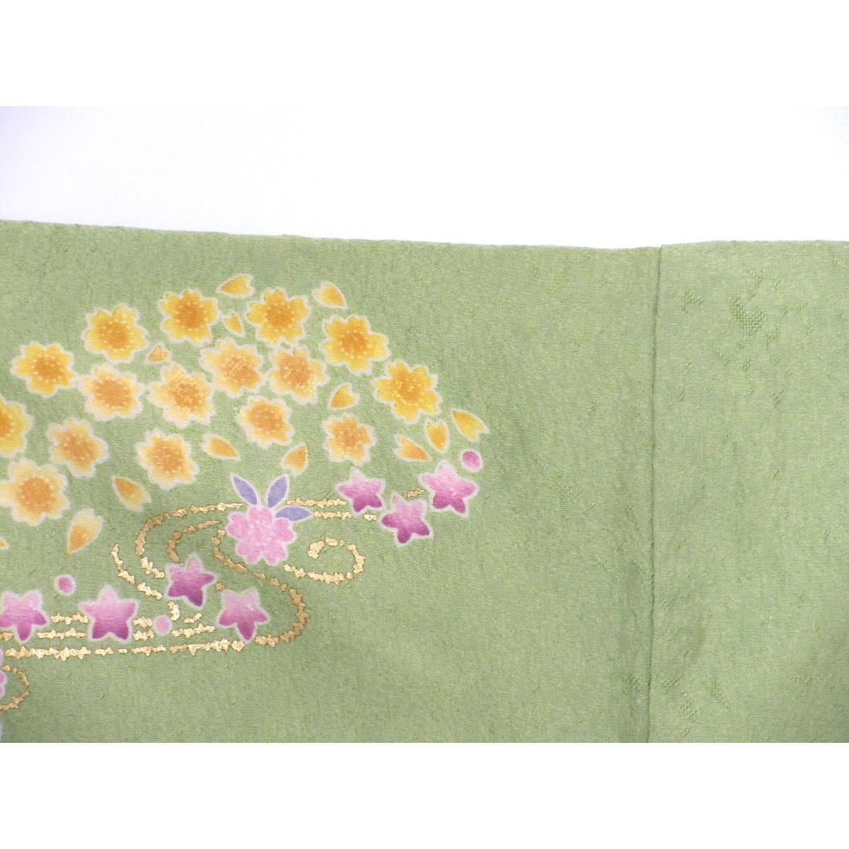 振袖　友禅金彩加工