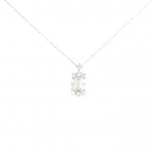 【新品】PT900/PT850 ダイヤモンド ネックレス 0.36CT