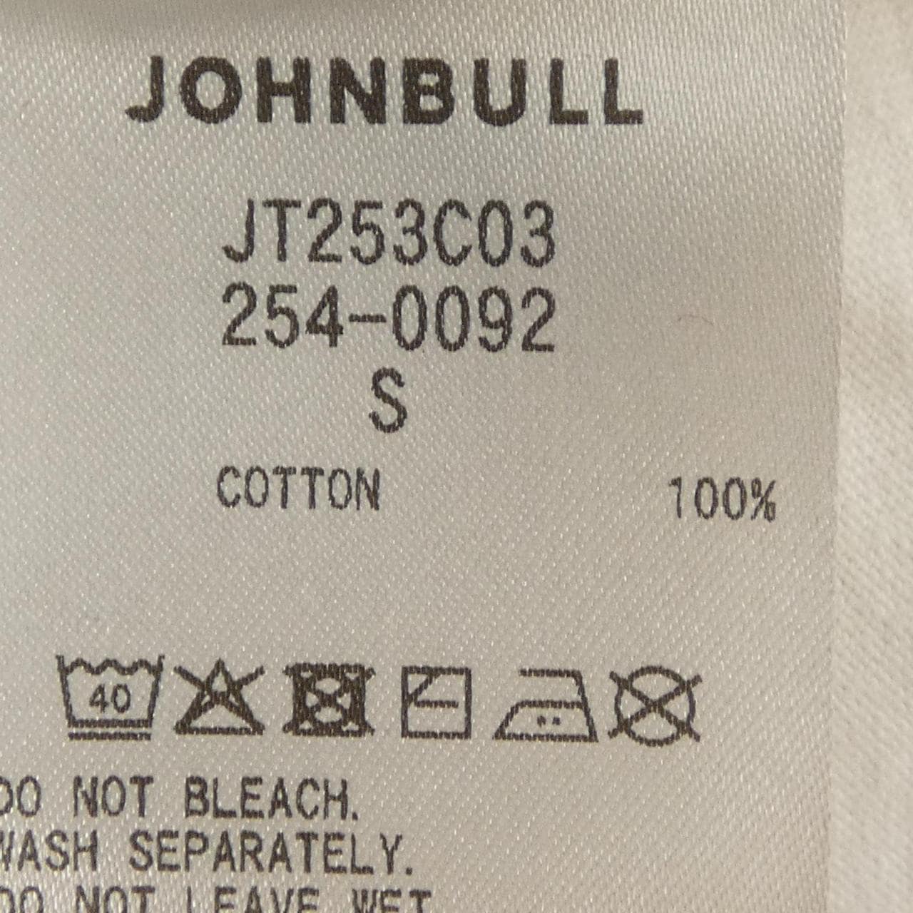 ジョンブル JOHNBULL Tシャツ