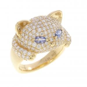 ポンテヴェキオ キャット サファイヤ リング 0.21CT