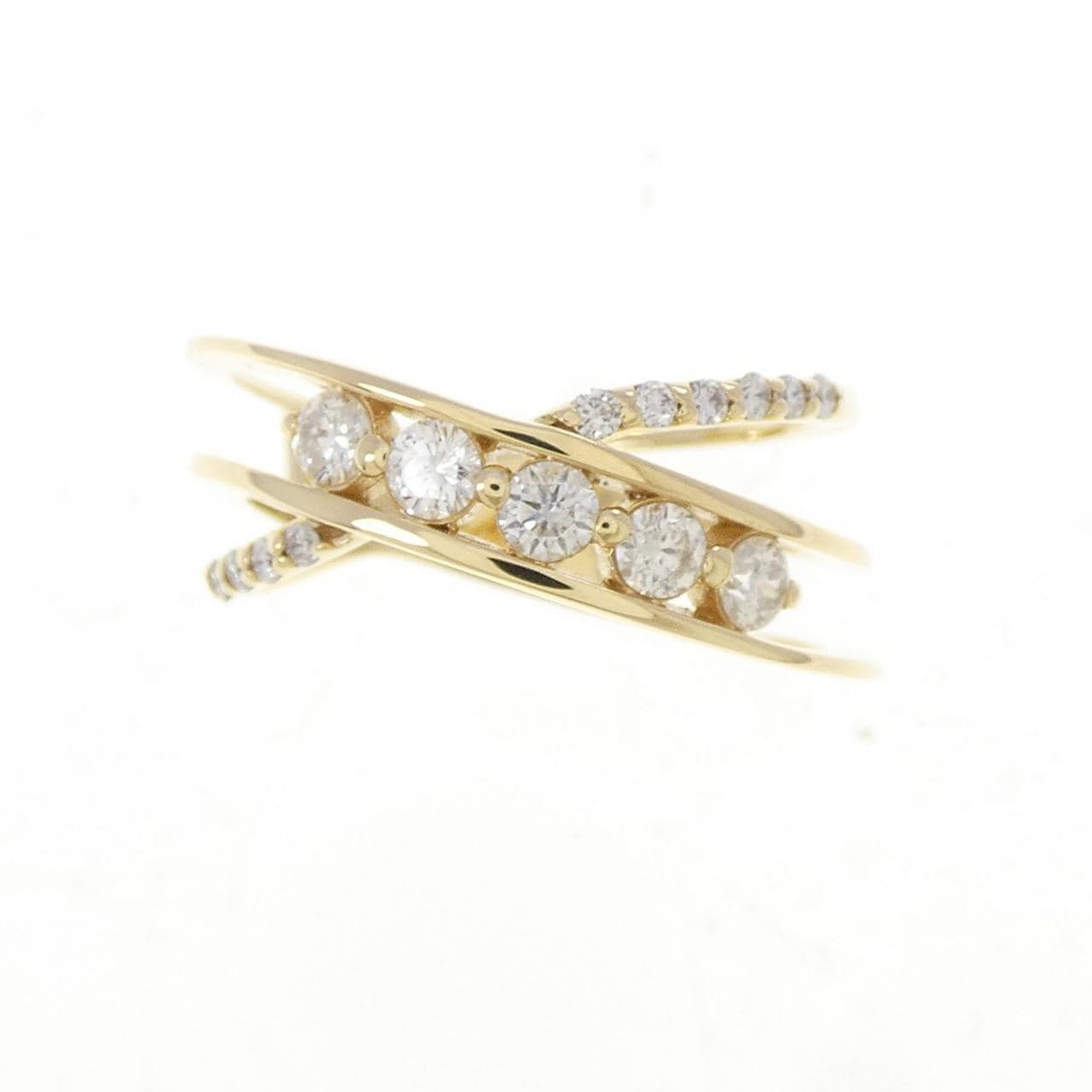 K18YG ダイヤモンド リング 0.40CT