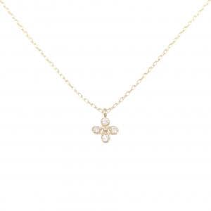 ノジェス フラワー ダイヤモンド ネックレス 0.03CT