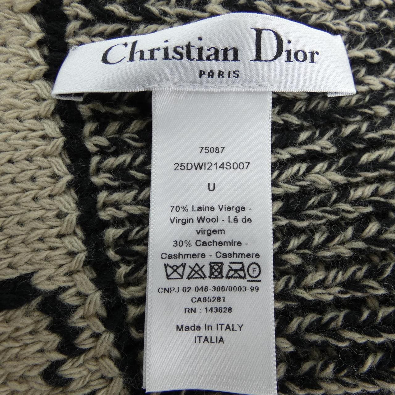 CHRISTIAN DIOR MUFFLER DIOR CHRISTIAN DIOR MUFFLER