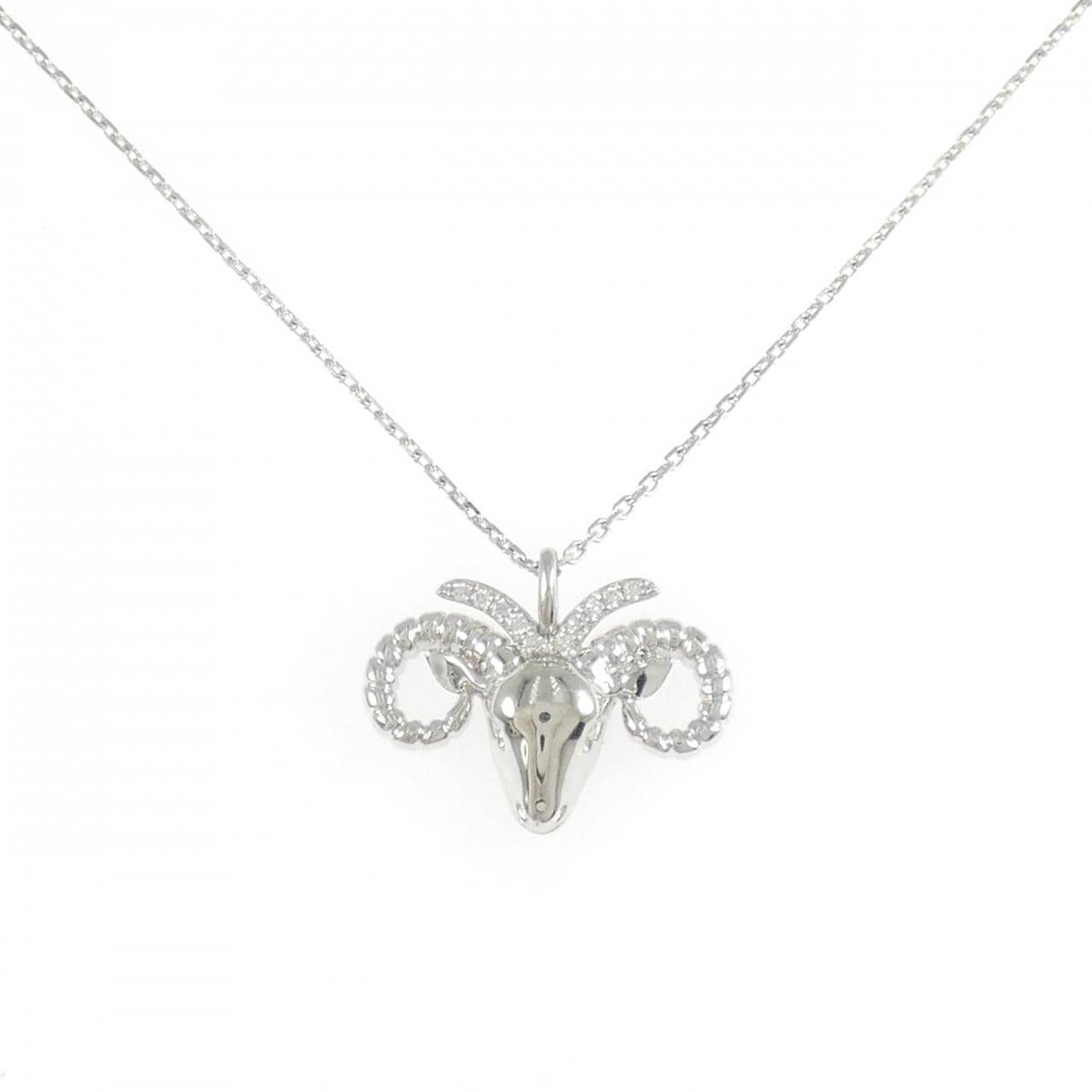 PT900/PT850 ダイヤモンド ネックレス 0.05CT