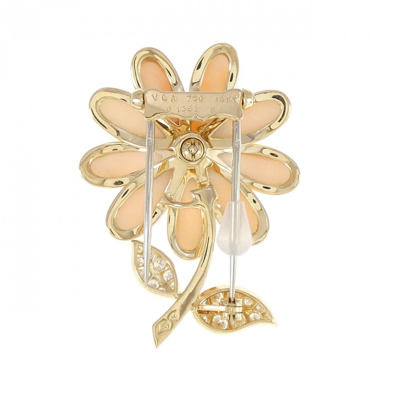 [vintage] Van Cleef & Arpels Flower Coral Brooch