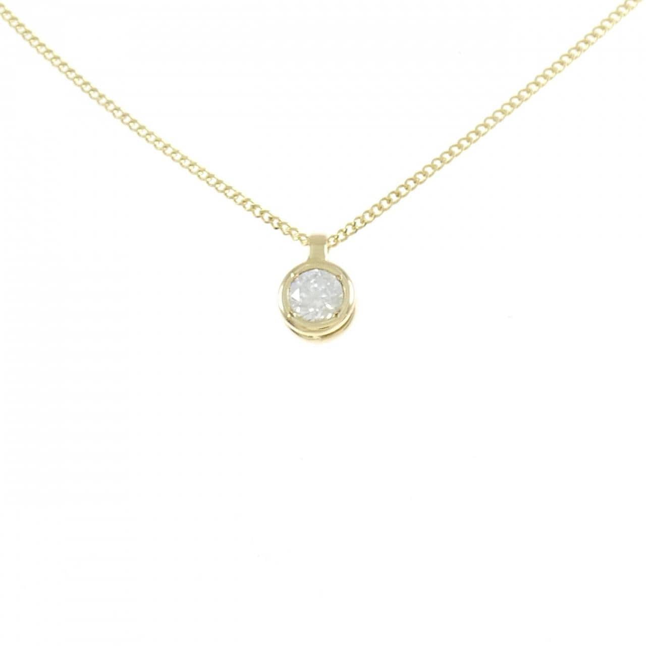 K18YG ダイヤモンド ネックレス 0.22CT