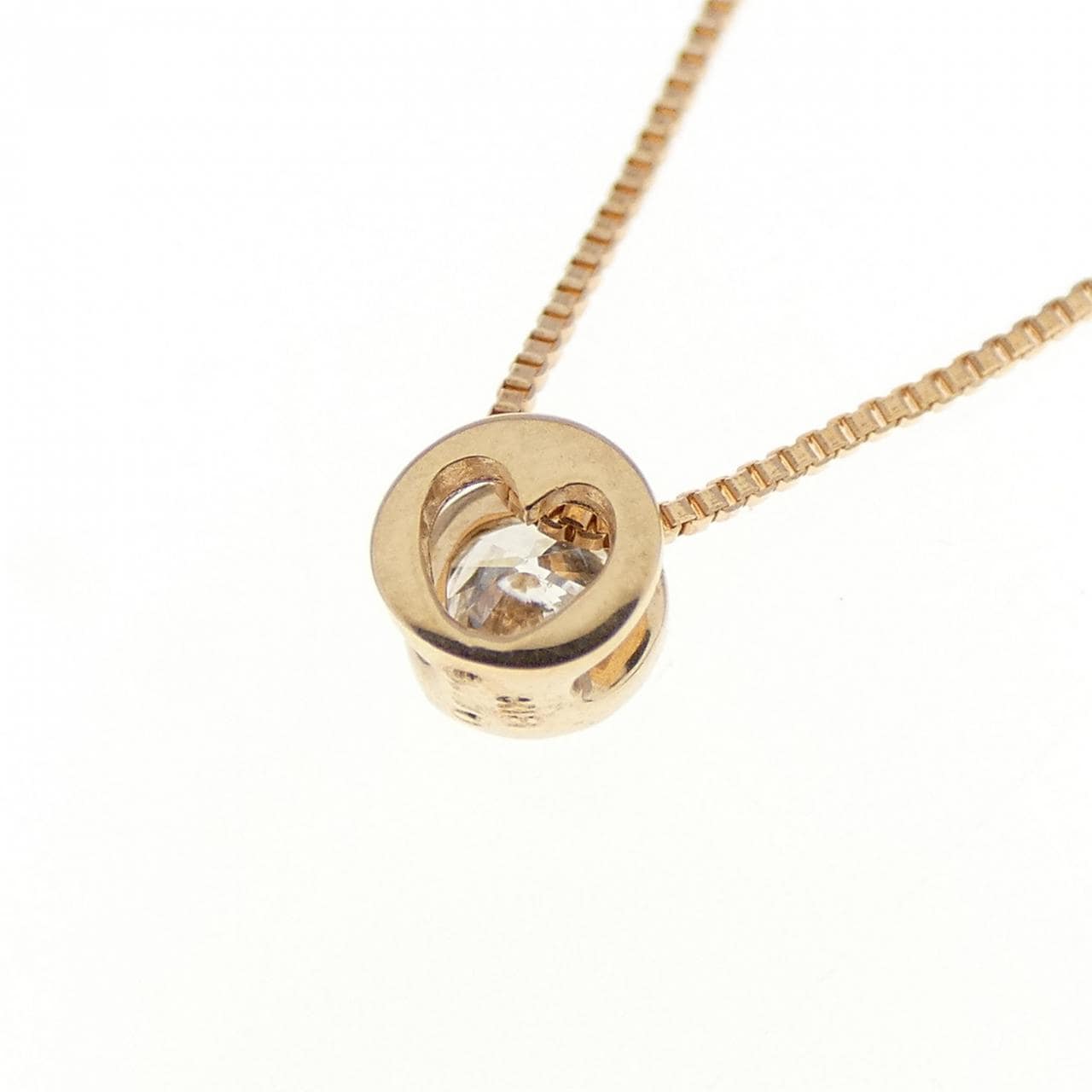 K18PG ダイヤモンド ネックレス 0.10CT