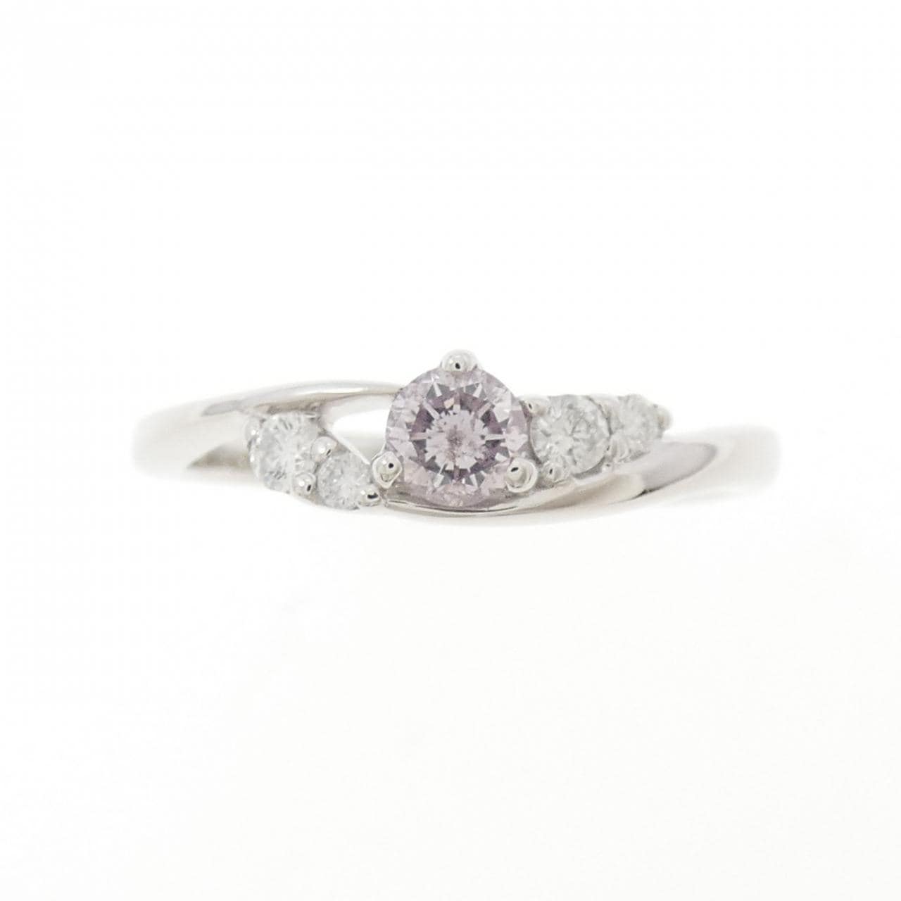 K18WG Diamond Ring 0.171CT LPP I1
