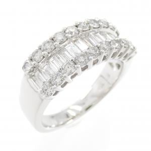 K18WG ダイヤモンド リング 1.24CT