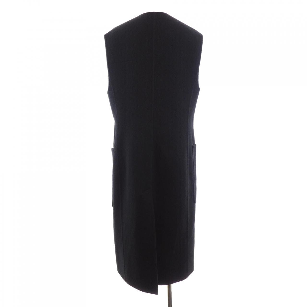 エルメス HERMES ダブルフェイス ロングジレ 3E0223DB ロングベスト