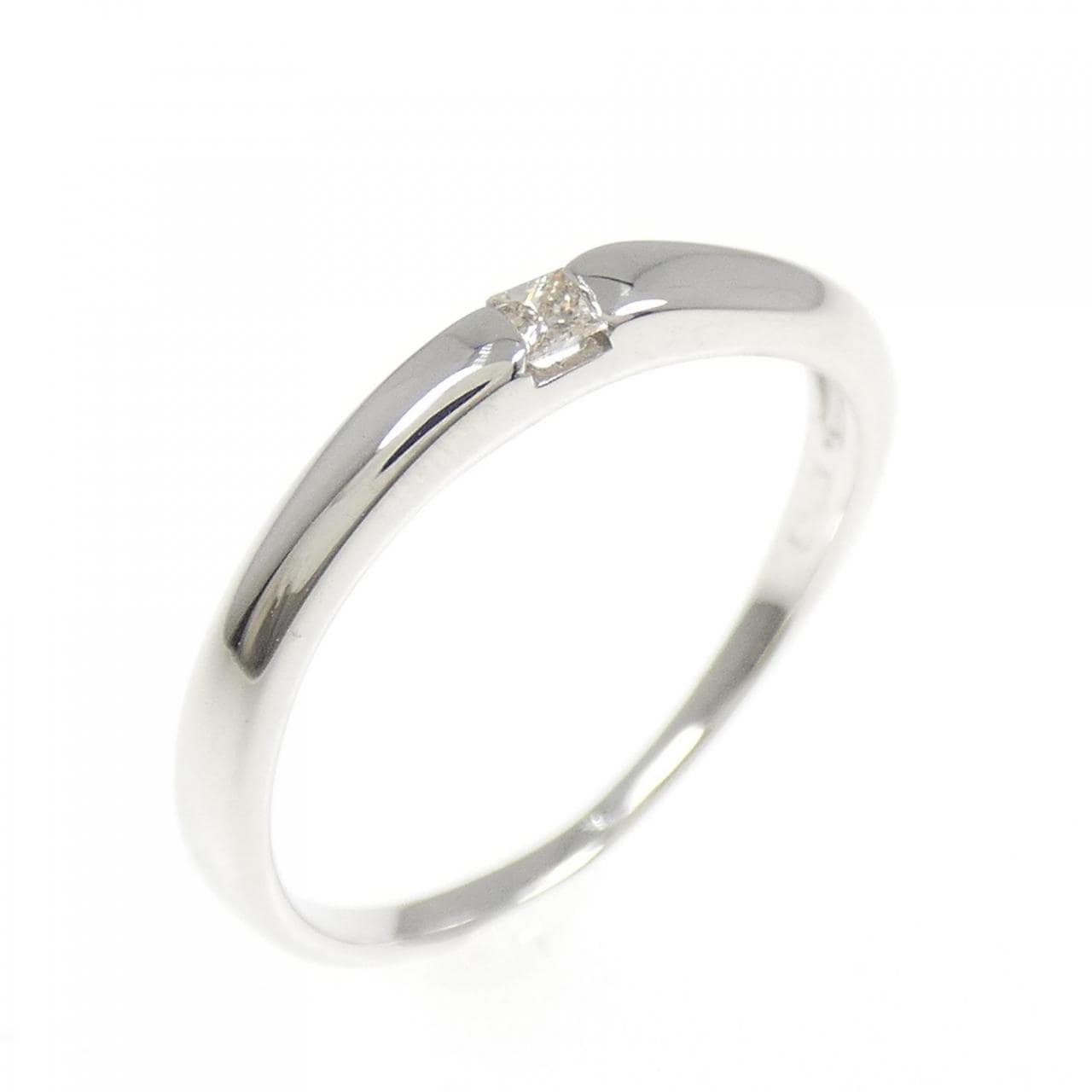 K18WG ダイヤモンド リング 0.07CT