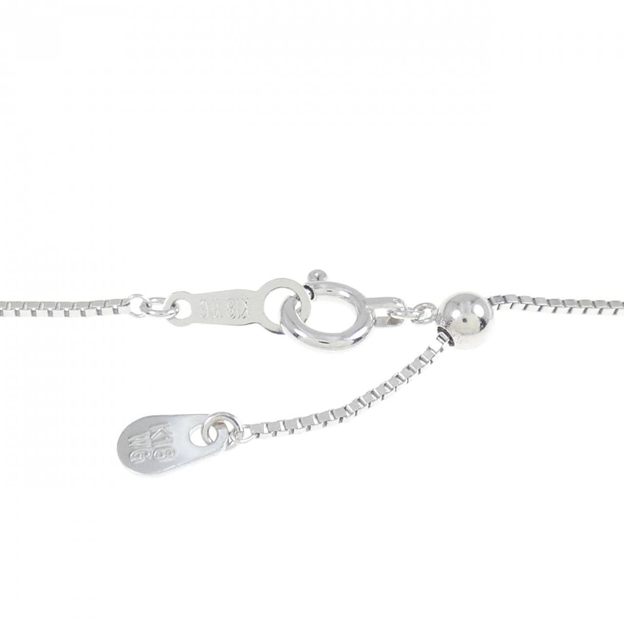 K18WG Tanzanite necklace 1.20CT