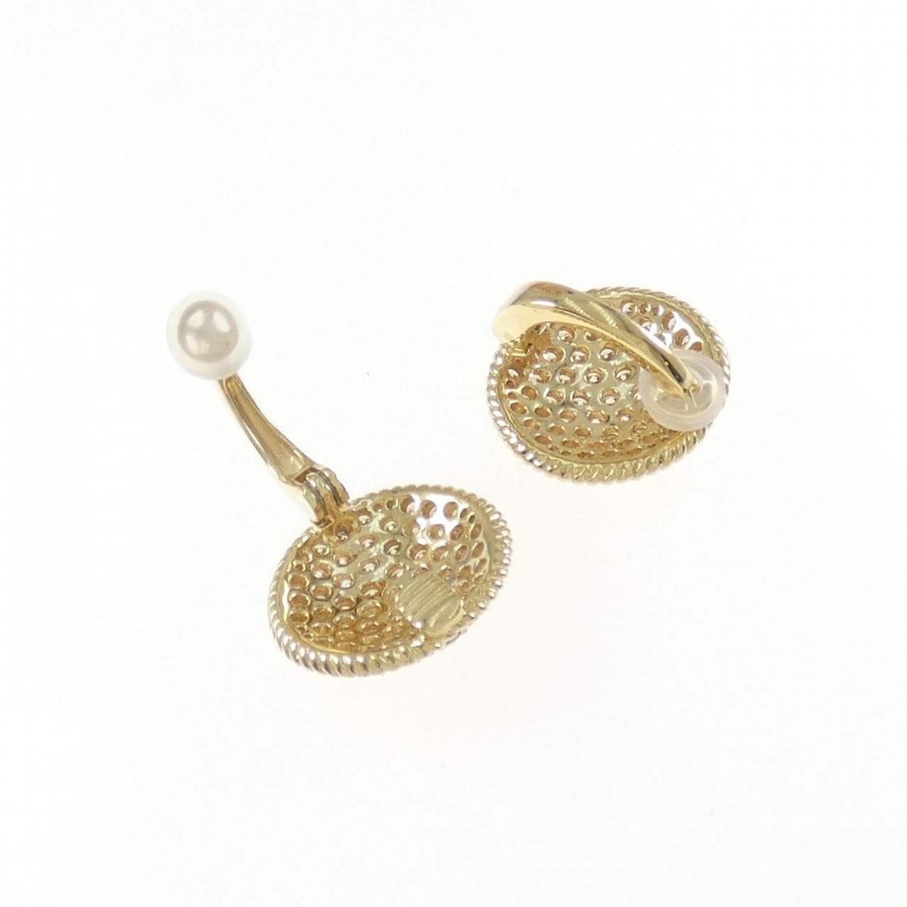 K18YG Diamond earrings 2.60CT