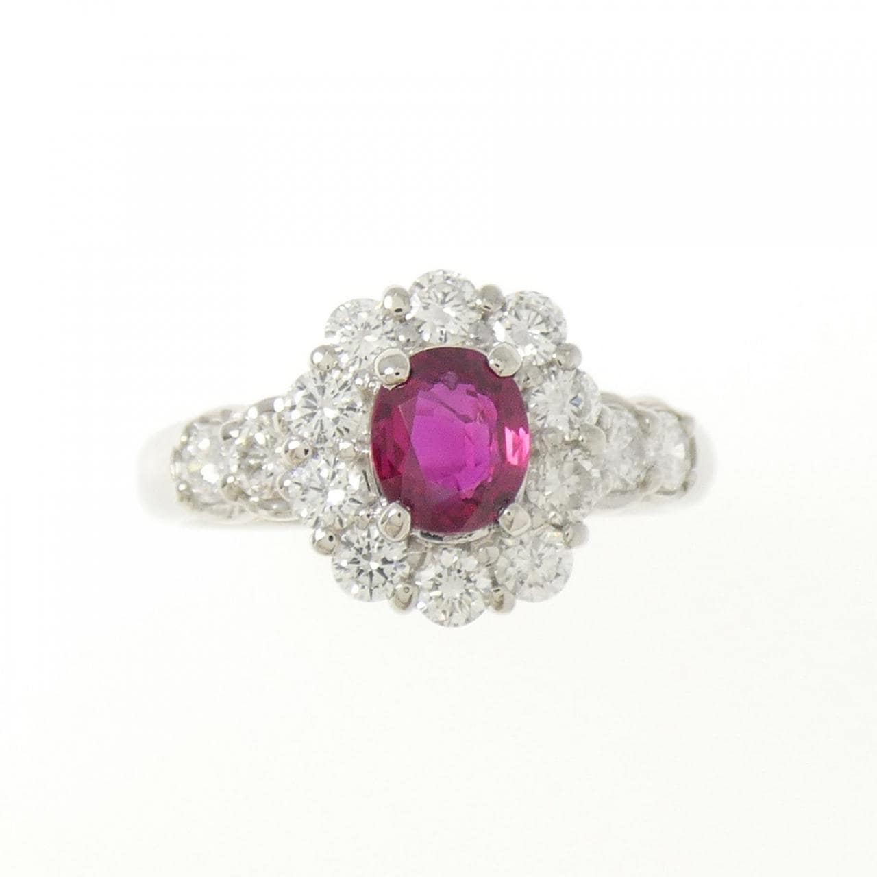 PT900 ルビー リング 0.56CT