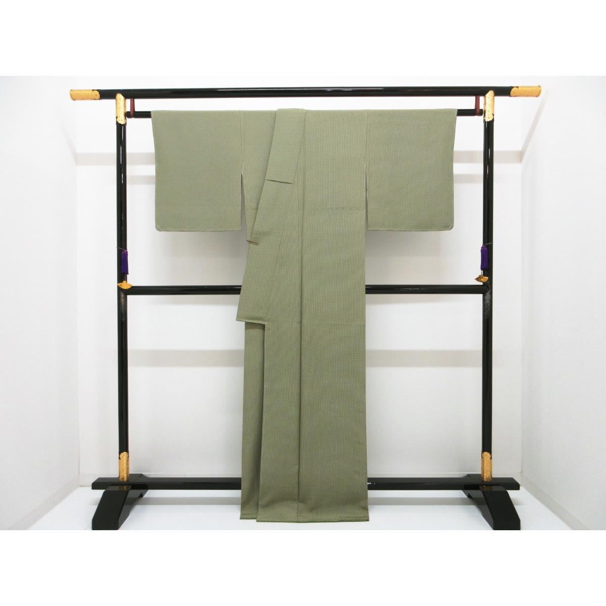 【未使用品】小紋　江戸小紋　角通し　身幅Ｌ寸