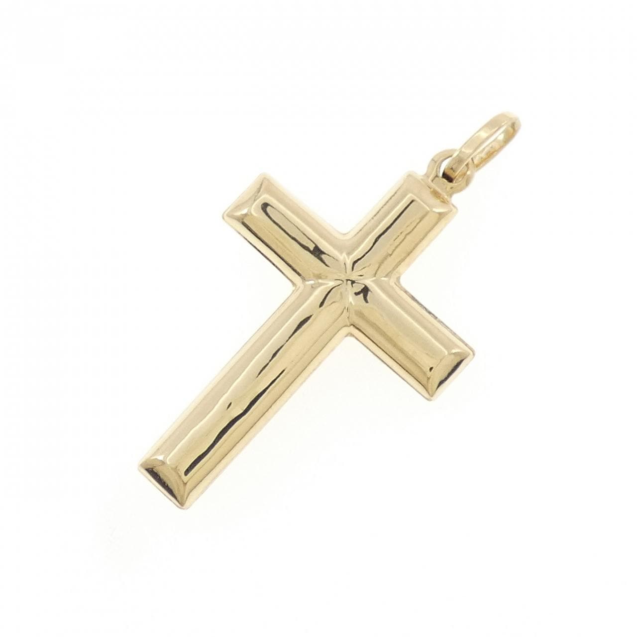 750YG cross pendant