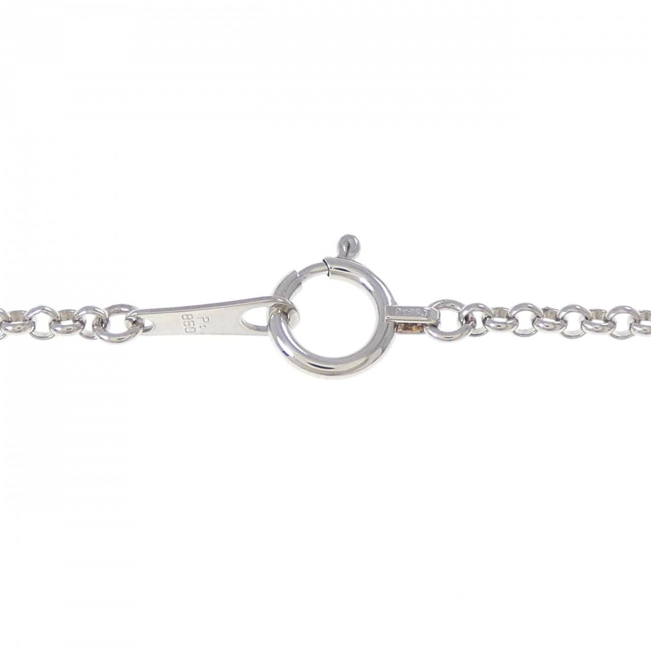 PT900/PT850 ルビー ネックレス 0.36CT