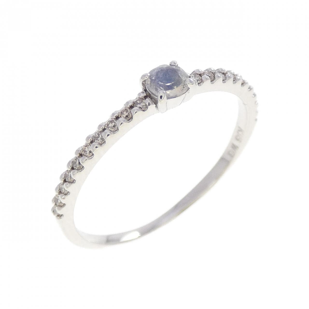 K18WG ムーンストーン リング