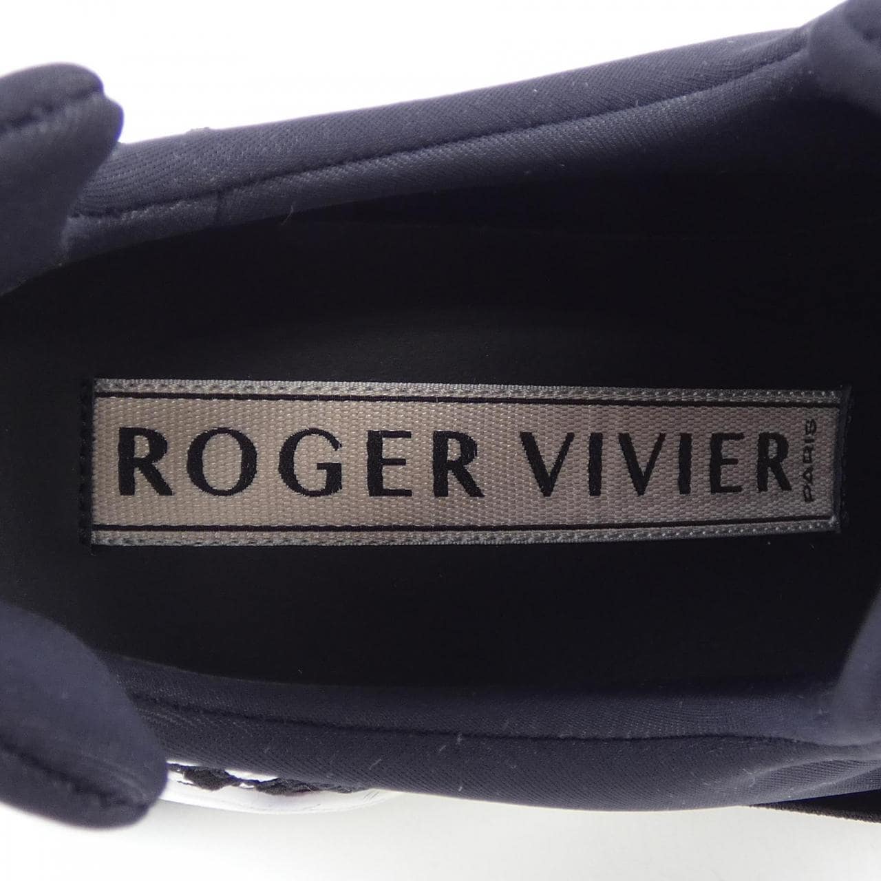 ロジェヴィヴィエ ROGER VIVIER ヴィヴ ラン　ストラスバックル スニーカー