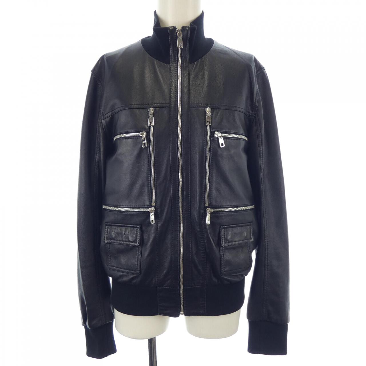 ドルチェアンドガッバーナ DOLCE&GABBANA G9KG1LFUL89 レザージャケット