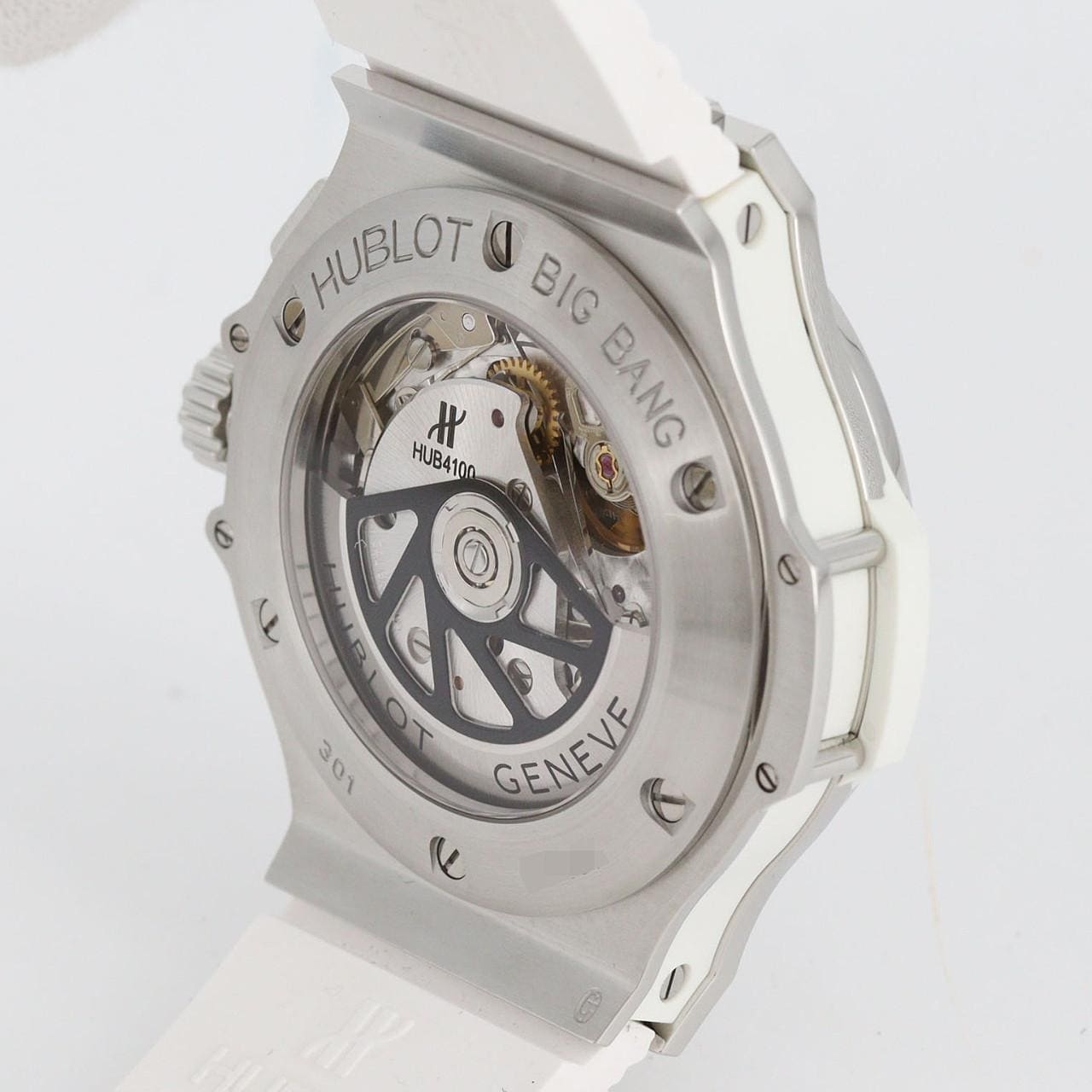 ウブロ ビッグバンオールホワイトダイヤモンド 301.SE.230.RW.114 SSxセラミック 自動巻