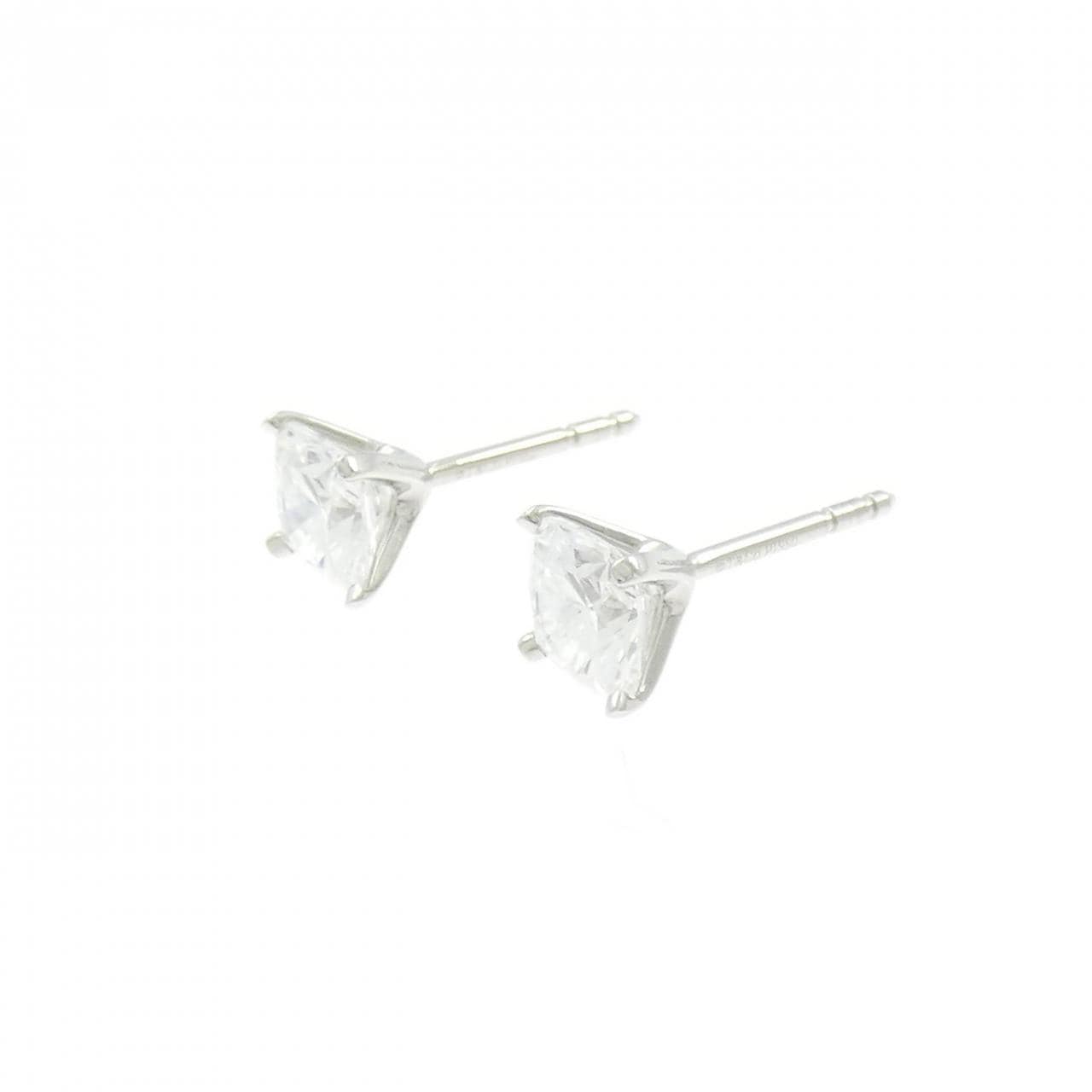 ティファニー ダイヤモンド ピアス 1.09CT 1.07CT E VS1