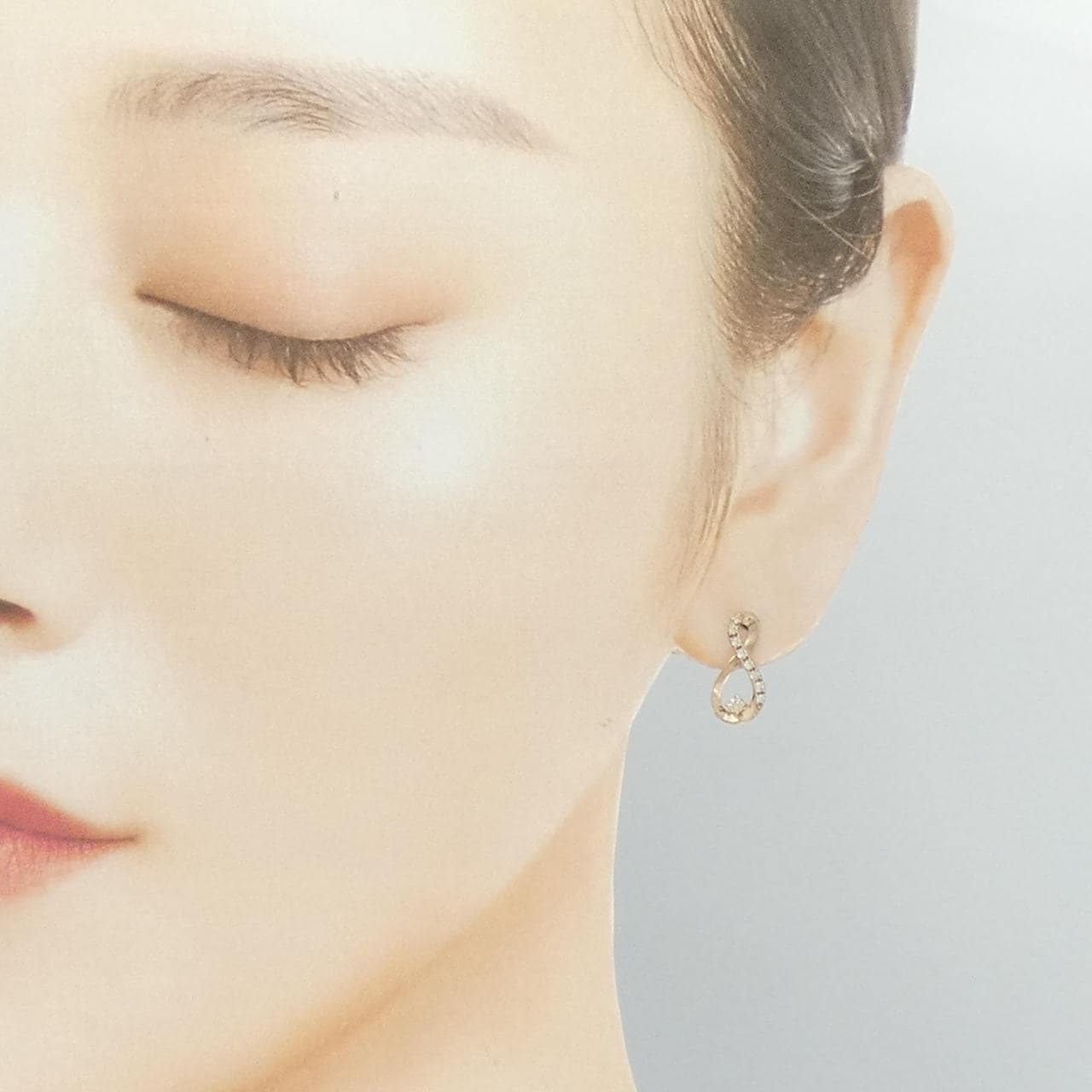 K18PG ダイヤモンド ピアス 0.20CT