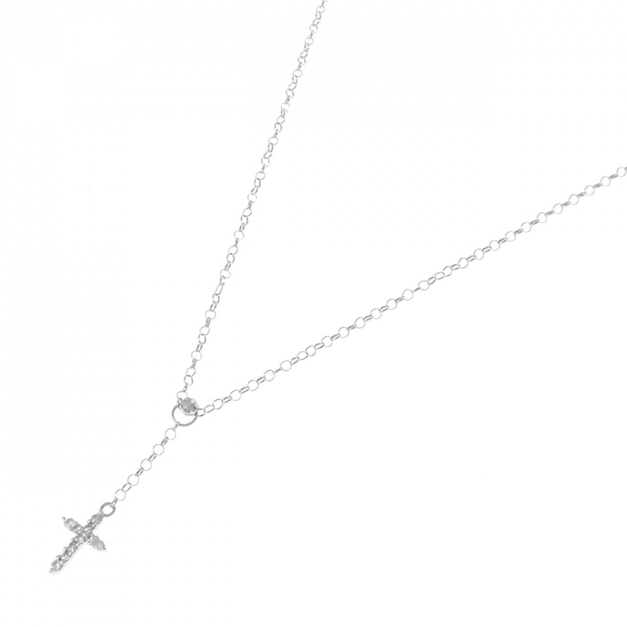 PT900/PT850 ダイヤモンド ネックレス 0.15CT