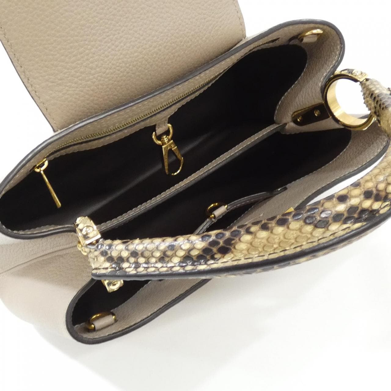 ルイヴィトン エキゾチックレザー カプシーヌ MM N92802 バッグ