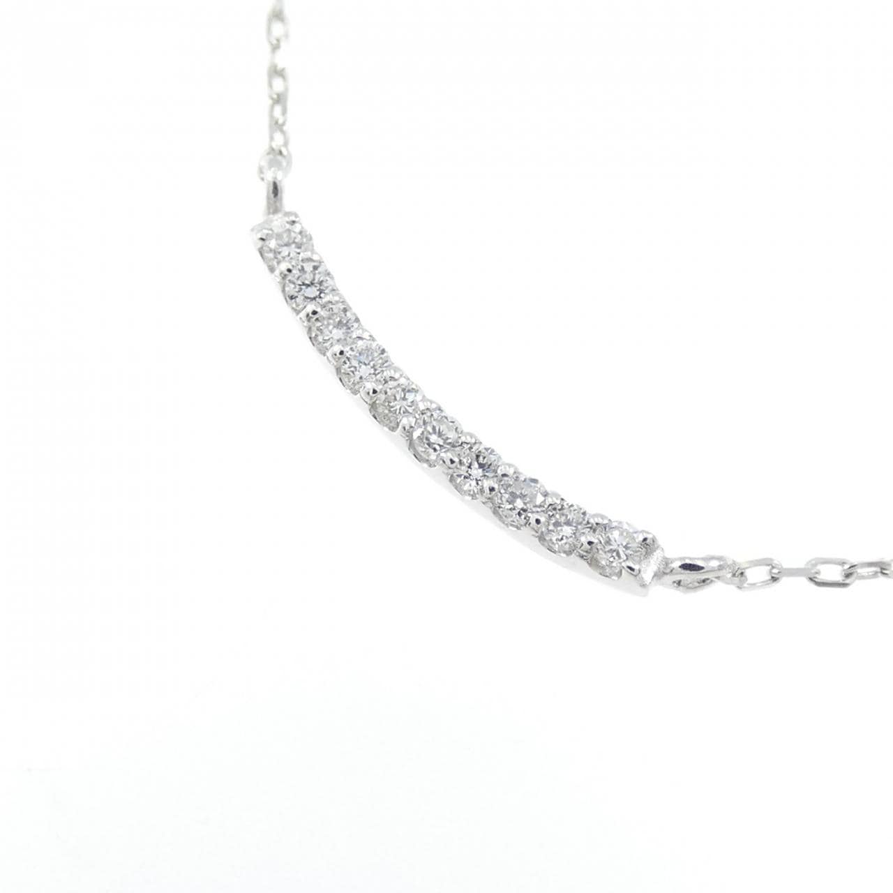 K10WG ダイヤモンド ネックレス 0.05CT