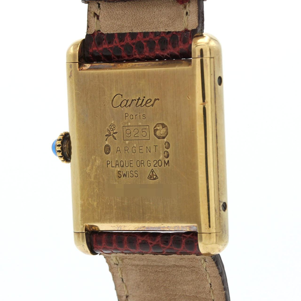 【ノーメンテナンス還元価格】カルティエ マストタンクLM GP GP 手巻