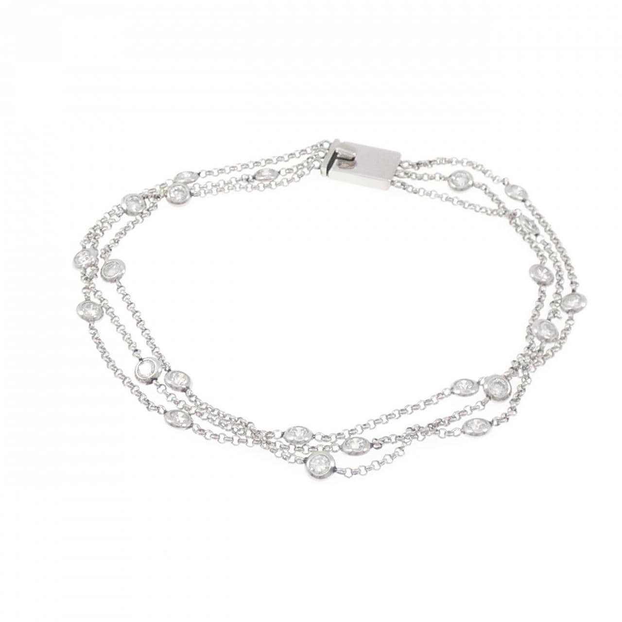PT850 ダイヤモンド ブレスレット 1.53CT