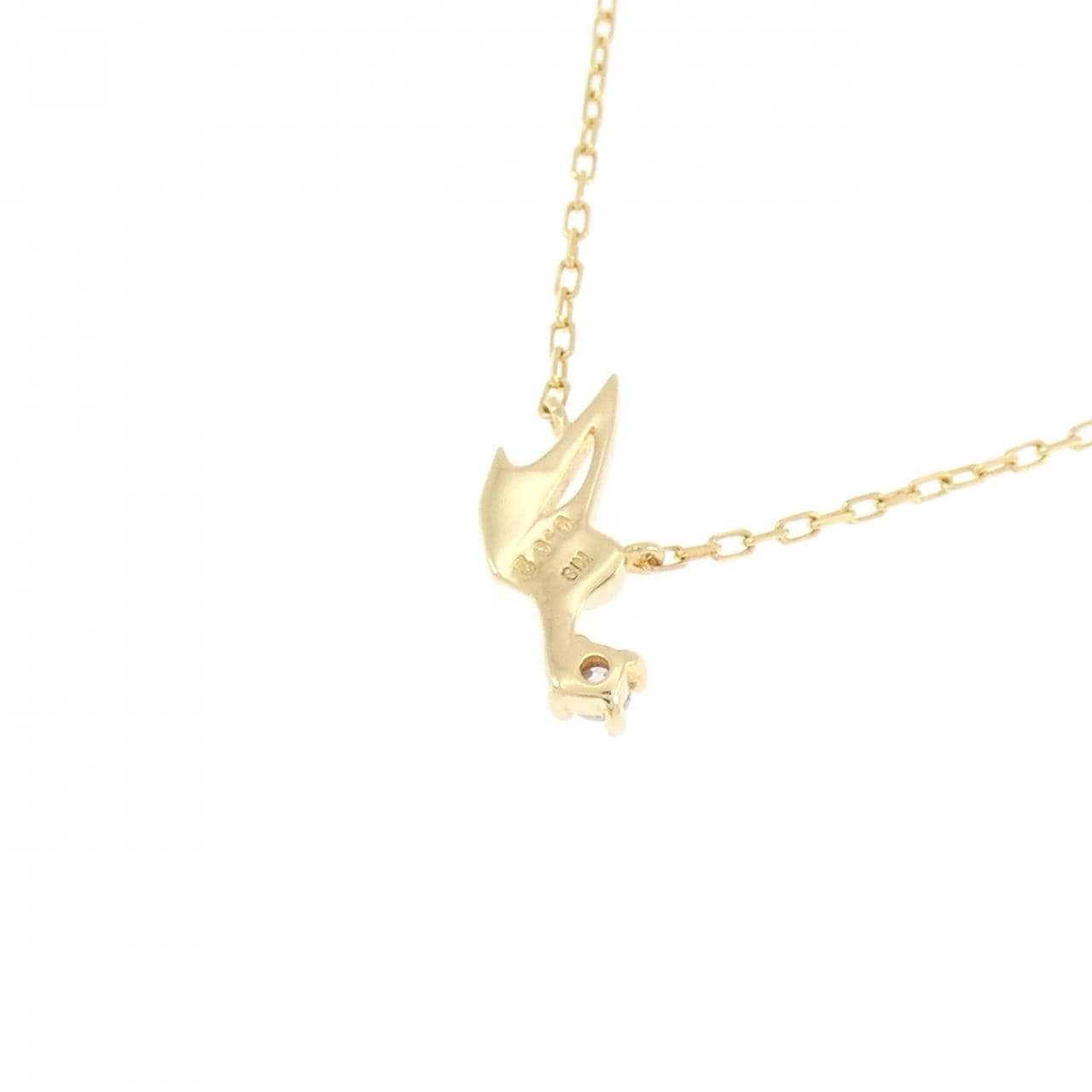K18YG ダイヤモンド ネックレス 0.02CT
