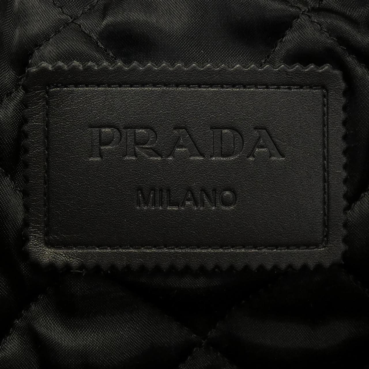 プラダ PRADA レザーライダースジャケット