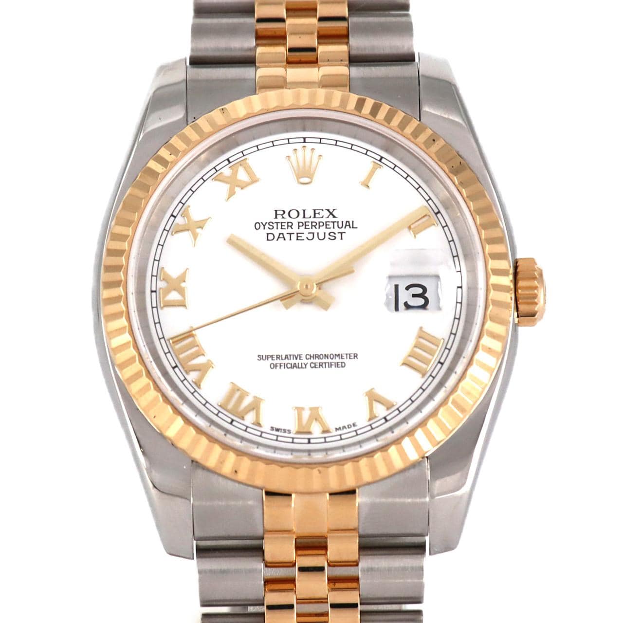 ROLEX Datejust 116233 SSxYG Automatic F number