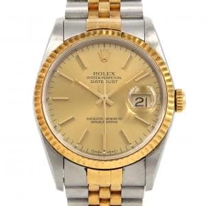 【ノーメンテナンス特価】ロレックス デイトジャスト 16233 SSxYG 自動巻 X番