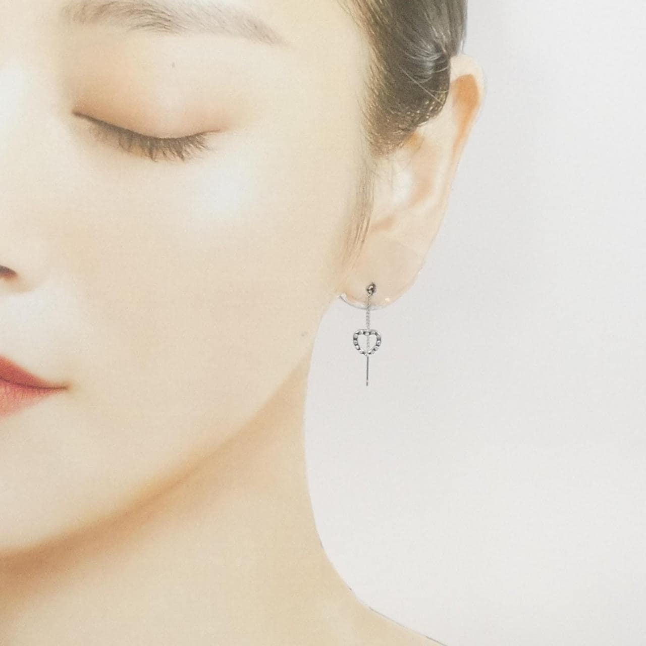 コメ兵｜K14WG ハート ダイヤモンド ピアス｜ジュエリー｜ピアス