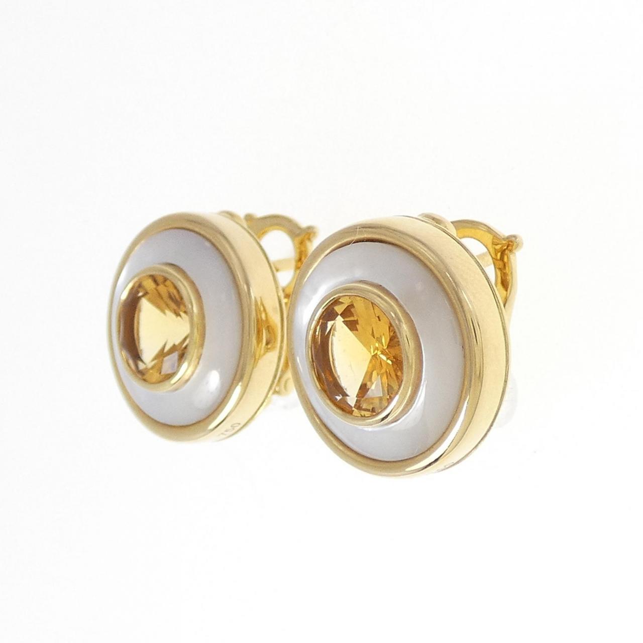 MAUBOUSSIN黃水晶耳環