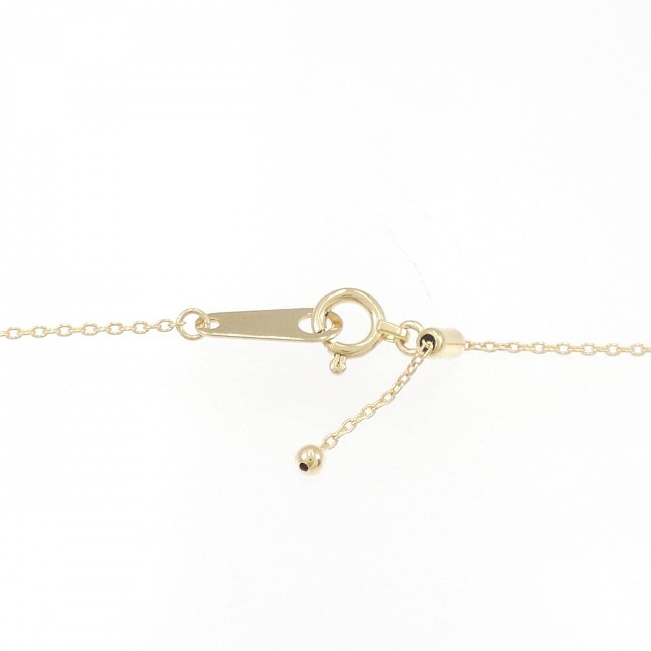 K18YG/PT ダイヤモンド ネックレス 0.30CT