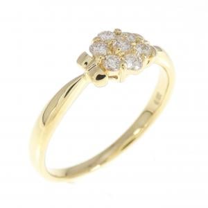 K18YG ダイヤモンド リング 0.20CT