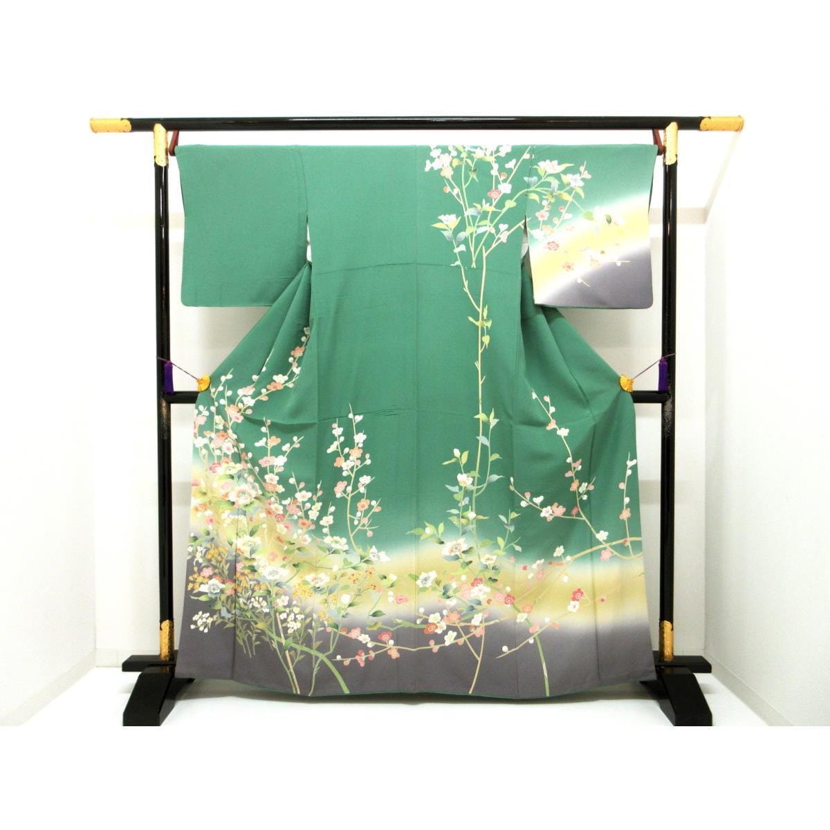 訪問着　友禅加工ボカシ染