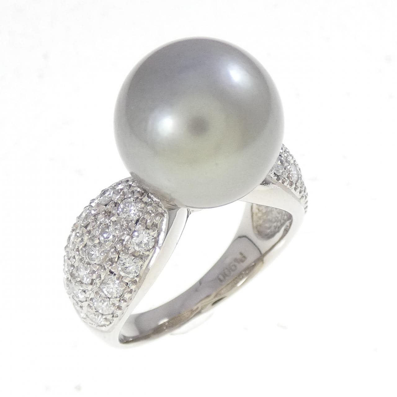 PT900 黒蝶パール リング 11.9mm